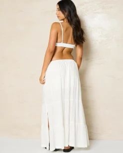 Classic Tiered Maxi Skirt