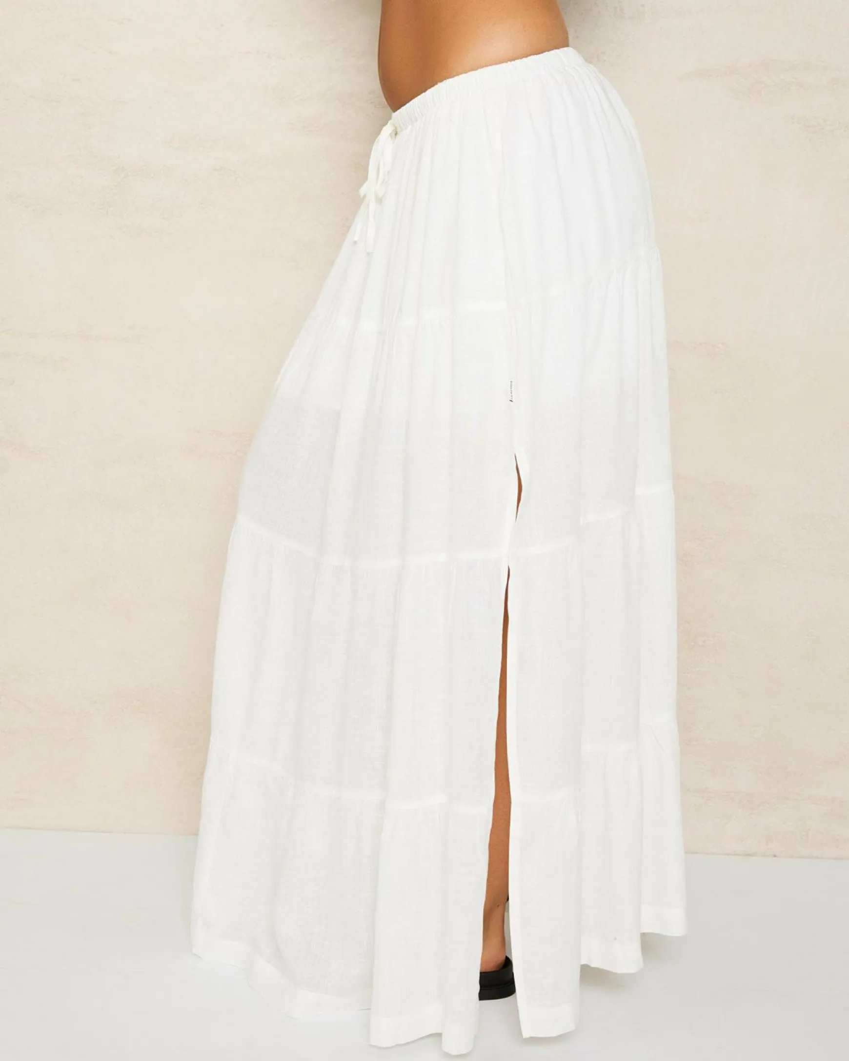 Classic Tiered Maxi Skirt