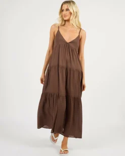 Classic Tiered Midi Dress