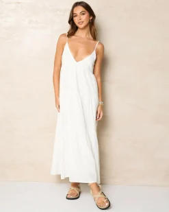 Classic Tiered Midi Dress
