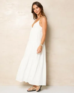 Classic Tiered Midi Dress