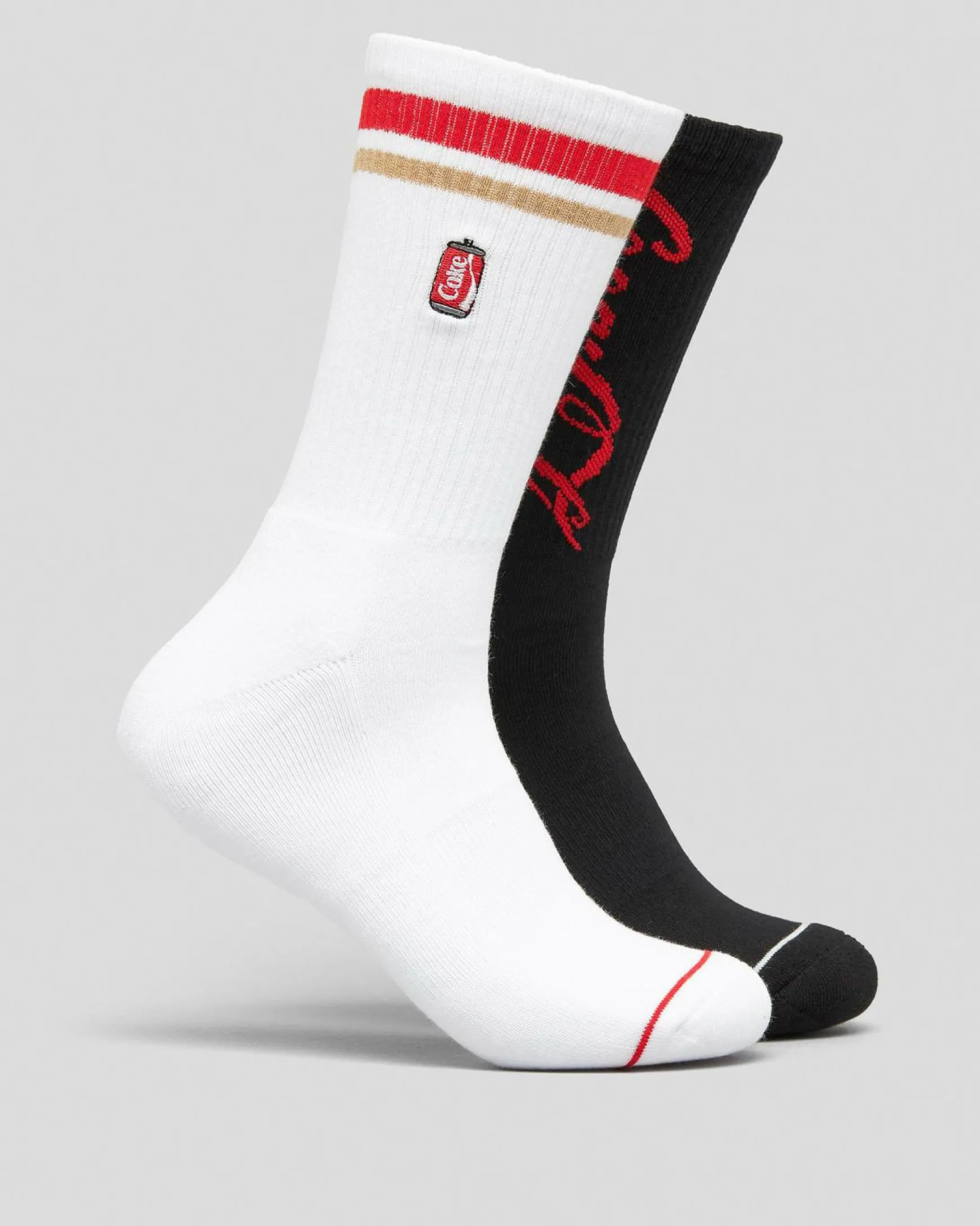 Coke Can Sneaker Socks 2 Pack