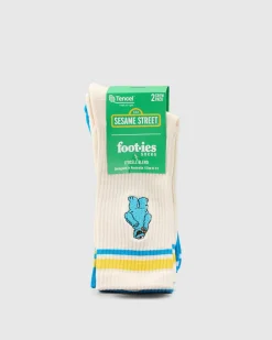 Cookie Monster Sneaker Sock 2 Pack