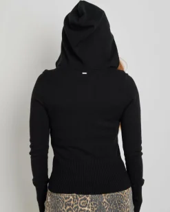Cora Hooded Zip Knit Jumper