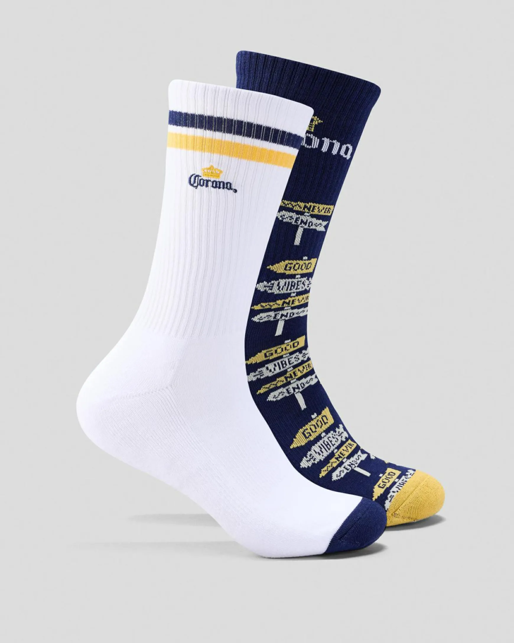 Corona Good Vibes Sneaker Sock 2 Pack