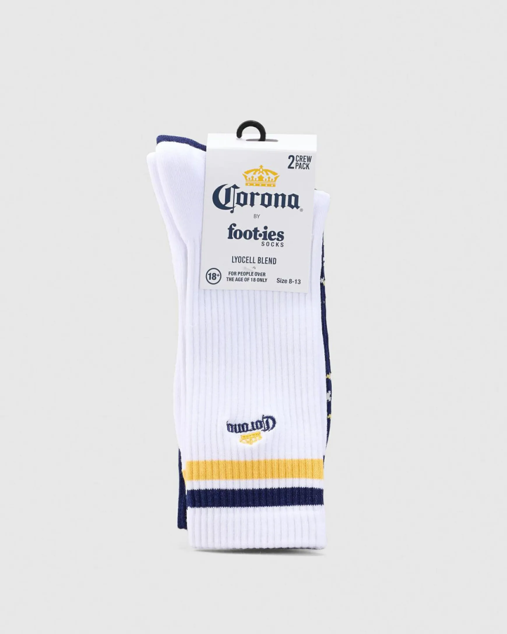 Corona Good Vibes Sneaker Sock 2 Pack