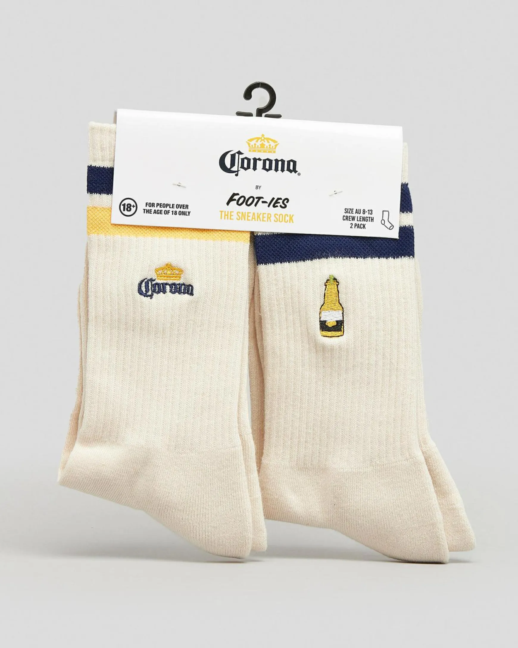 Corona Retro Sneaker Socks 2 Pack