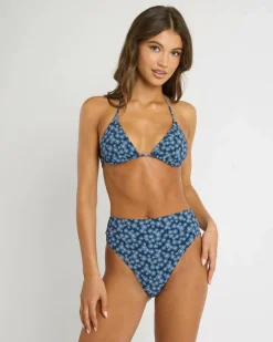 Cosmos Halter Sliding Triangle Bikini Top