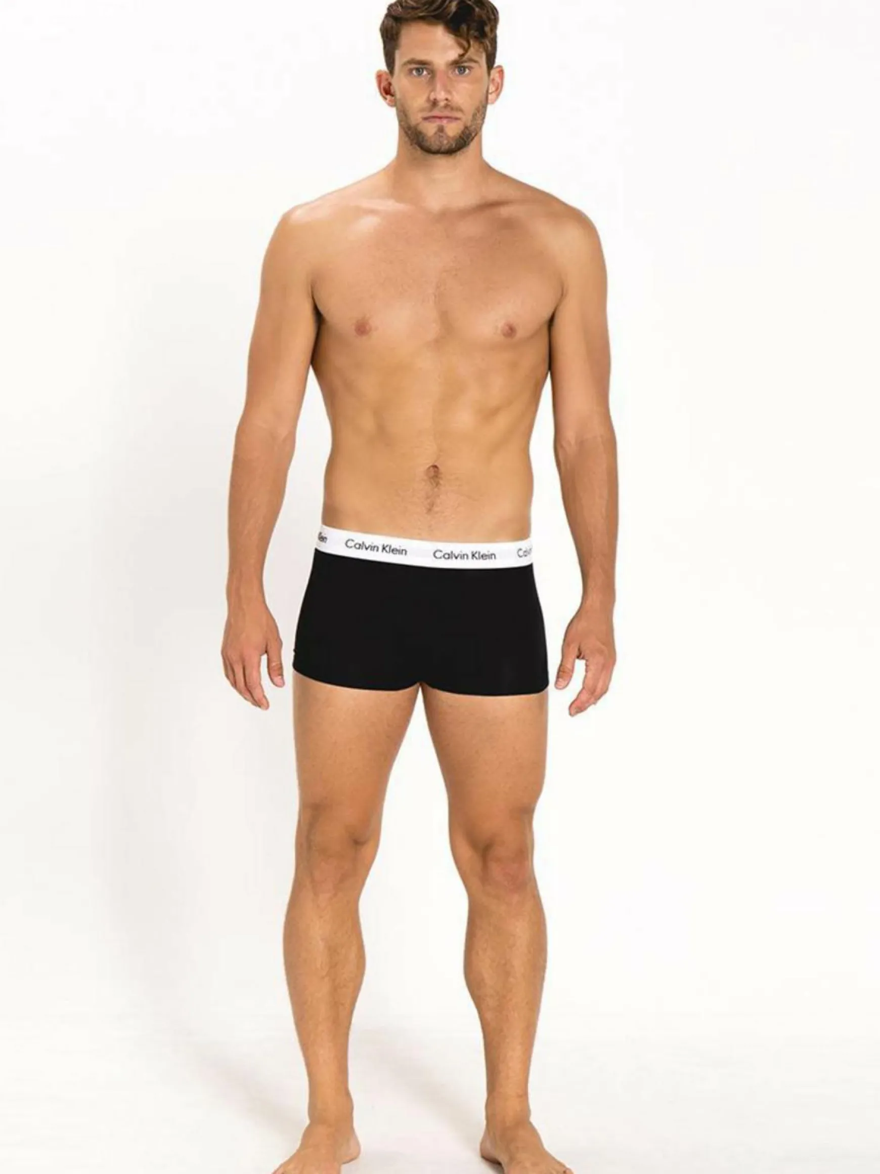 Cotton Stretch Low Rise Trunks 3 Pack