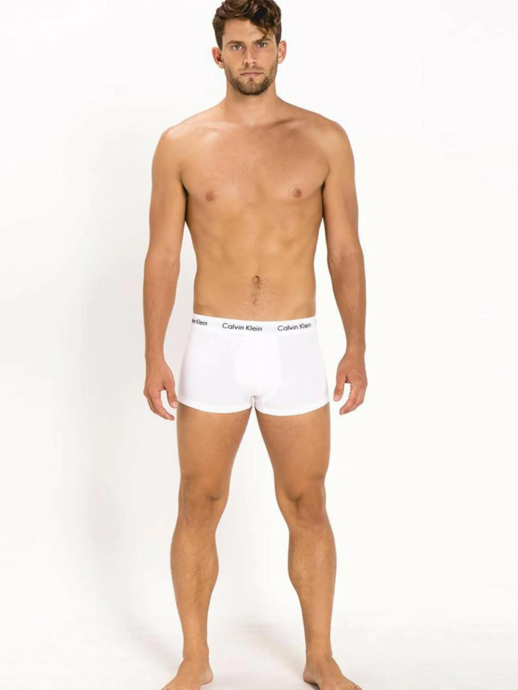 Cotton Stretch Low Rise Trunks 3 Pack