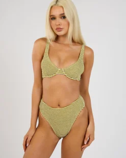 Cove Stripe Underwire Bikini Top