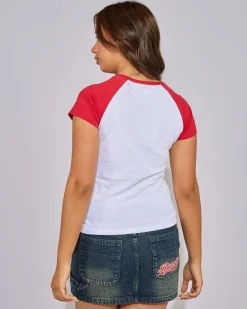 Daring Devil Cap Sleeve Baby Tee