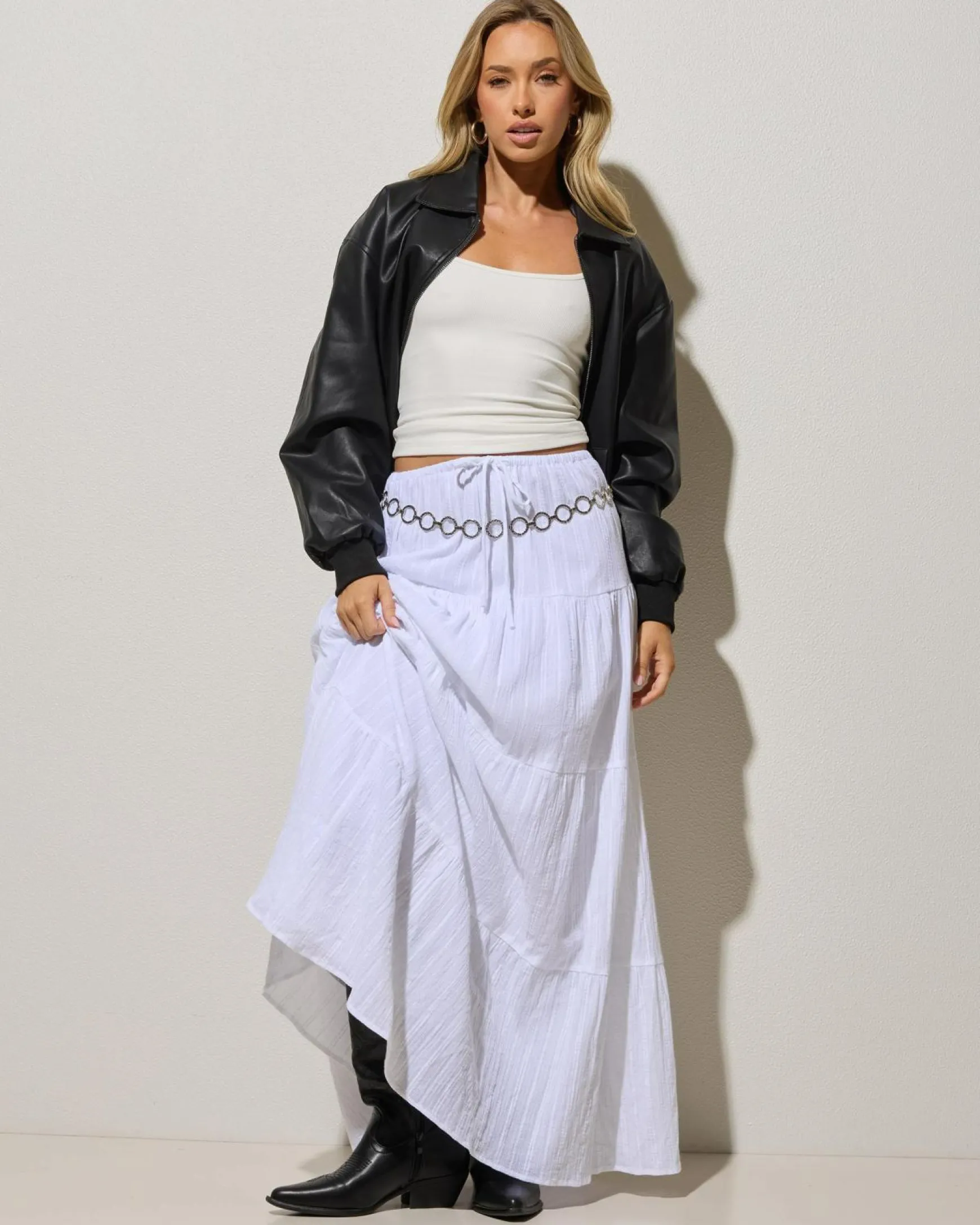 Dean Faux Leather Jacket