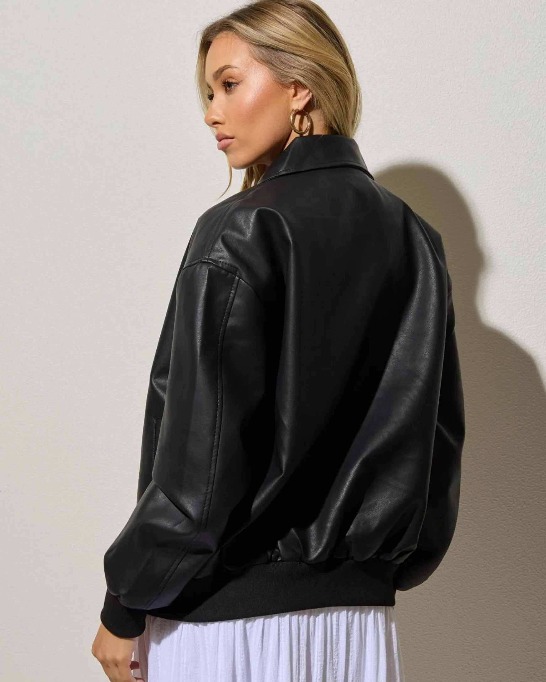 Dean Faux Leather Jacket