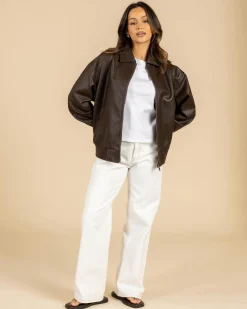 Dean Faux Leather Jacket