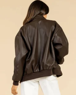 Dean Faux Leather Jacket