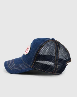 Denim Throwback Trucker Cap