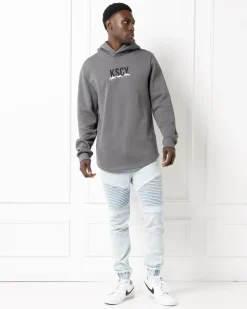 Dilluted Dual Curved Hoodie