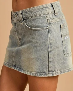Dirty Mavericks Denim Mini Skirt