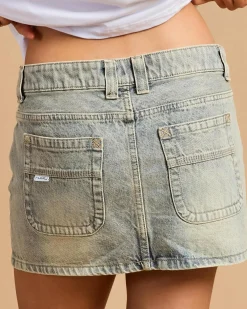 Dirty Mavericks Denim Mini Skirt
