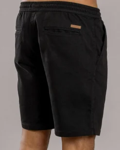 Division Elastic Waist Shorts