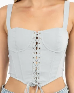 Dolly Lace Up Top