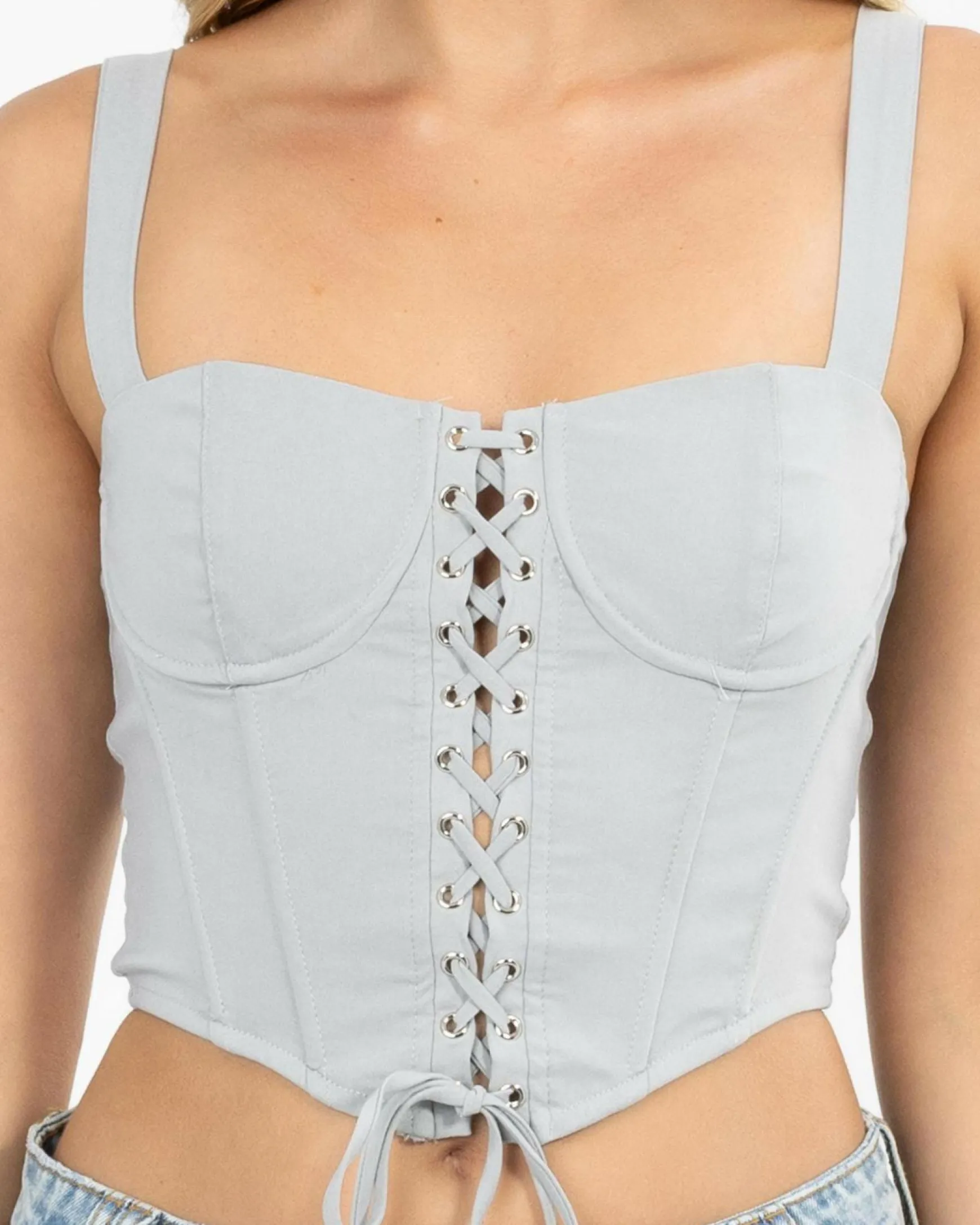 Dolly Lace Up Top
