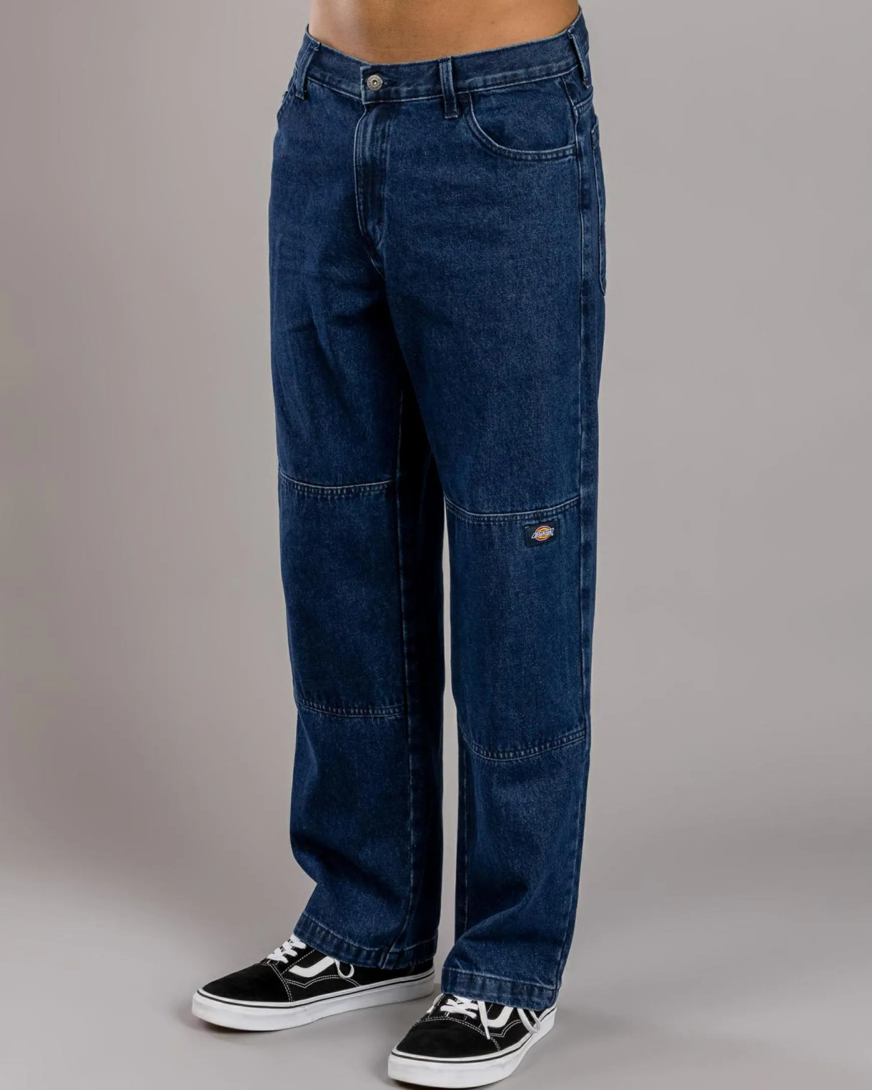 Double Knee Denim Pants