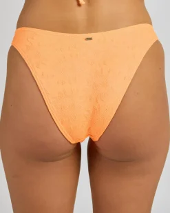 Dusk Textured High Leg Cheeky Bikini Bottom