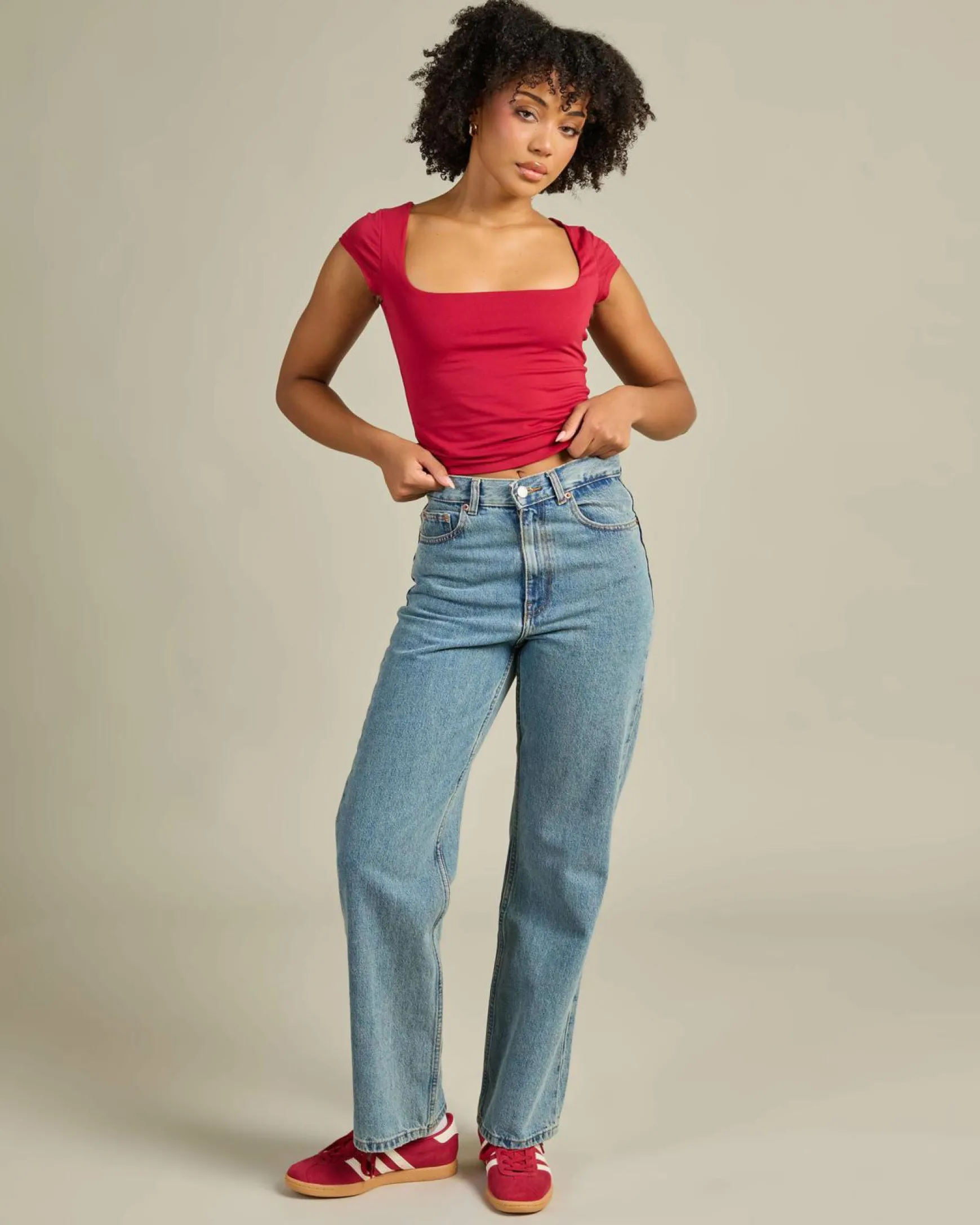 Echo High Straight Jeans