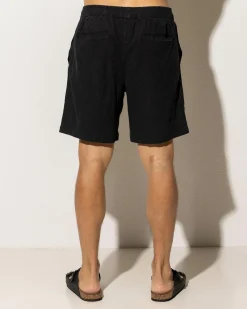 Elastic Patch Pocket Shorts