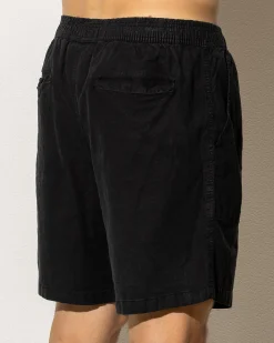 Elastic Patch Pocket Shorts