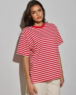 Elodie Stripe Oversized T Shirt