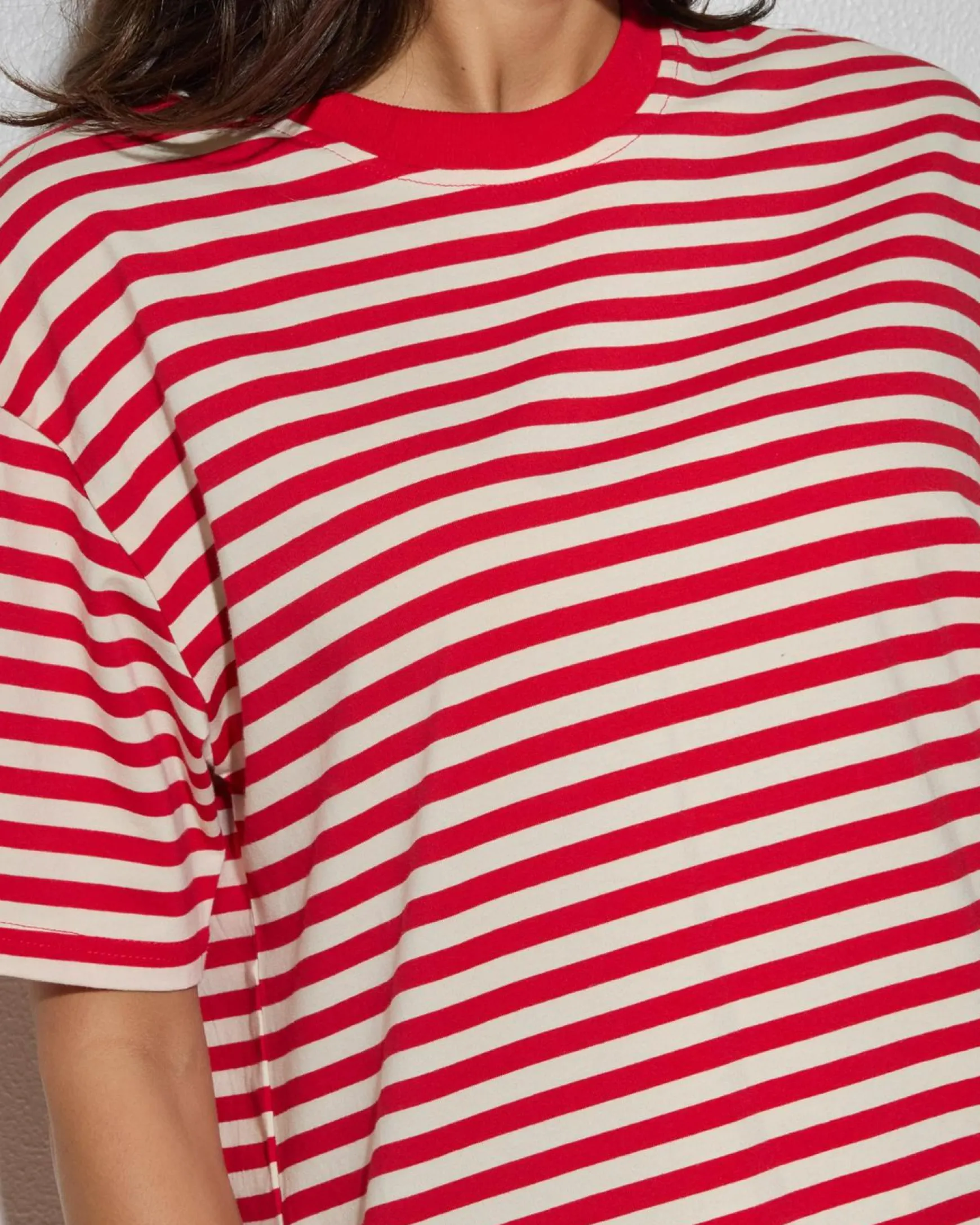 Elodie Stripe Oversized T Shirt