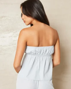 Emma Cupro Tube Top