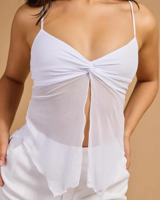 Erika Split Front Top