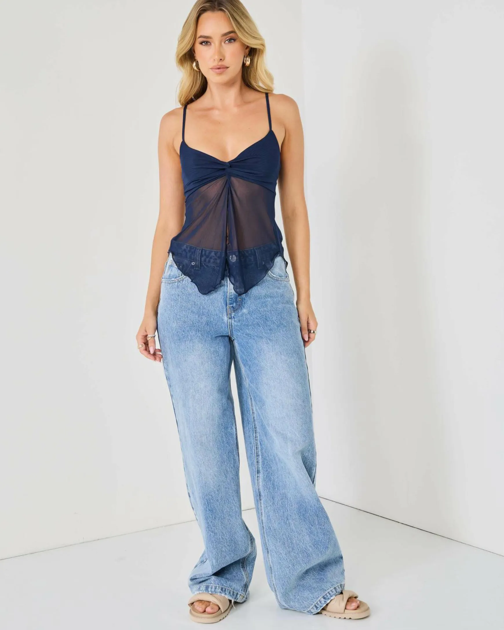 Erika Split Front Top