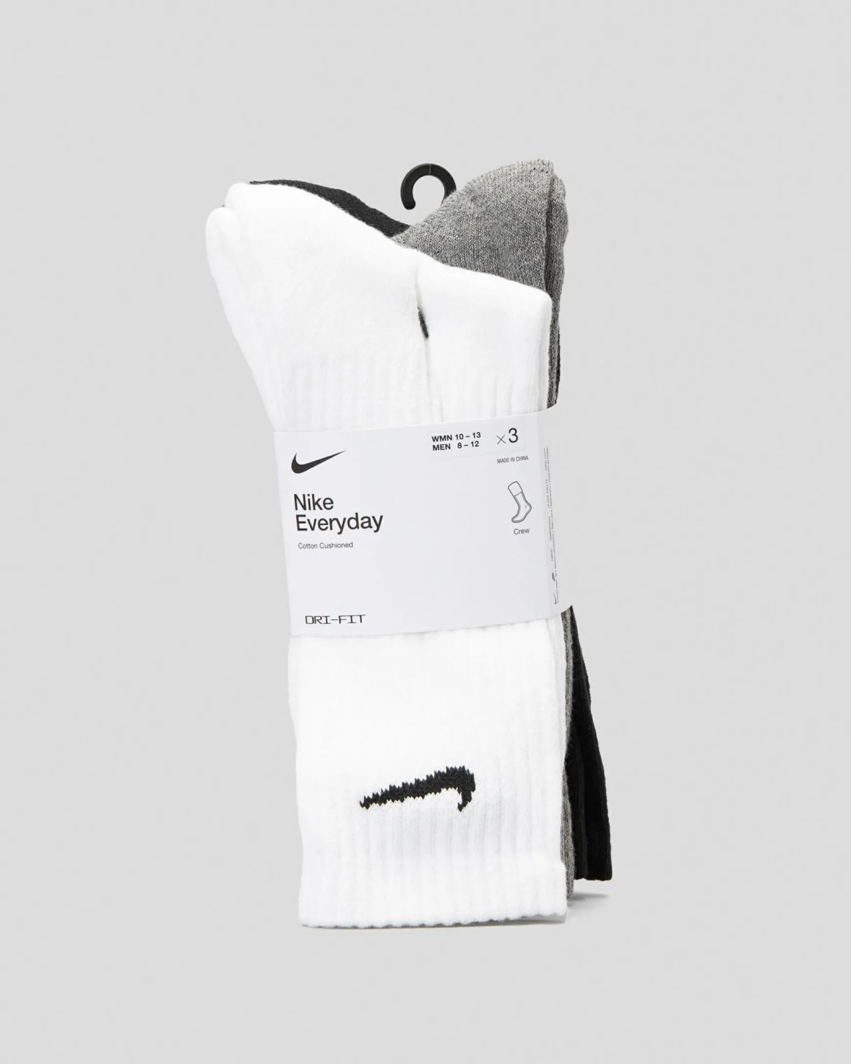 Everyday Cushion Crew Socks 3 Pack