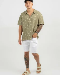 Expansion Denim Shorts