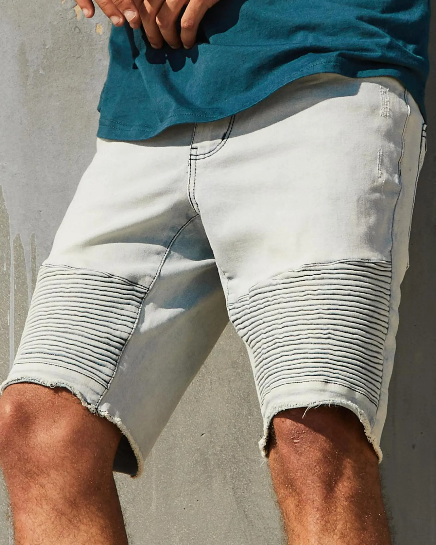 Expansion Denim Shorts