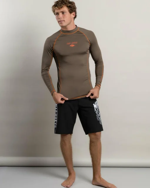 Fade Out Long Sleeve Rash Vest