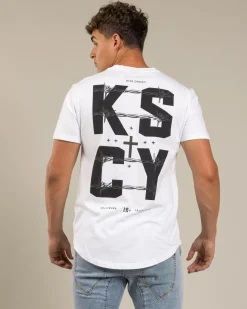 Fenced Dual Curved T-Shirt