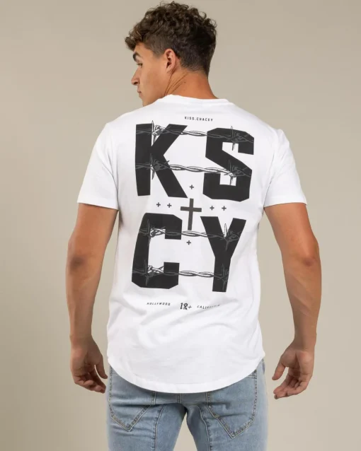 Fenced Dual Curved T-Shirt