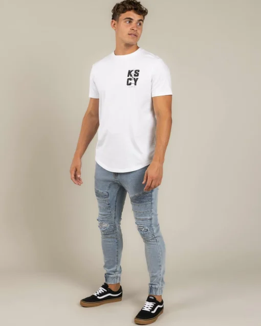 Fenced Dual Curved T-Shirt