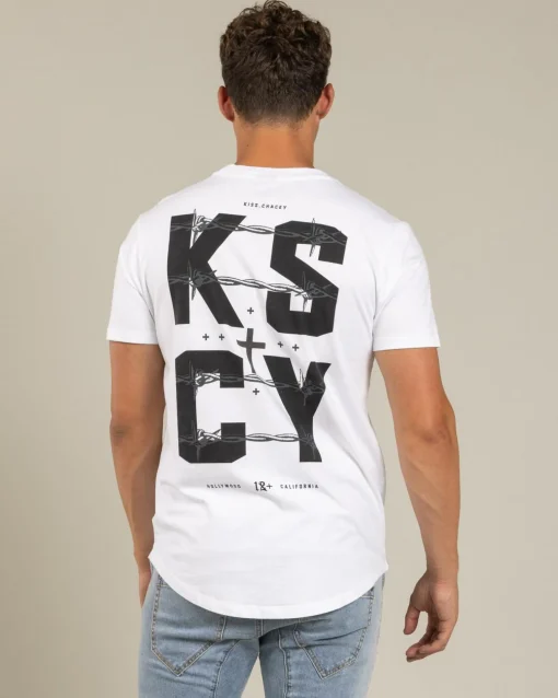 Fenced Dual Curved T-Shirt