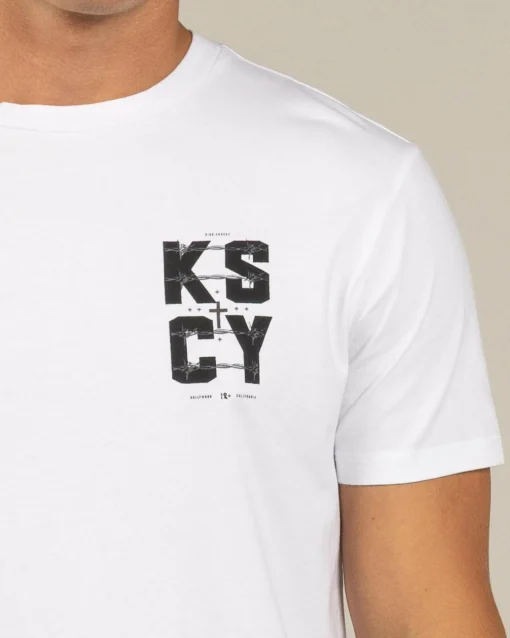 Fenced Dual Curved T-Shirt