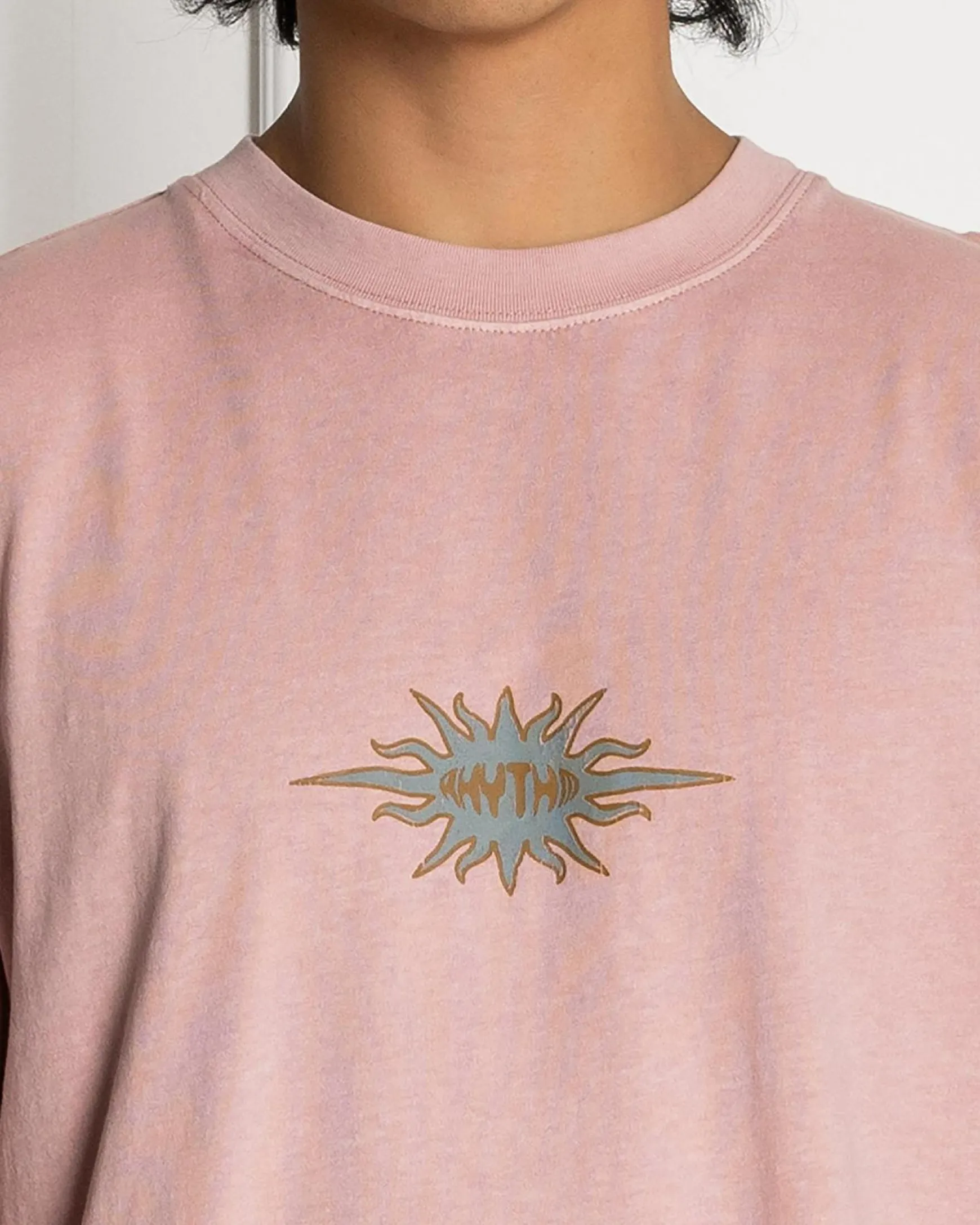 Flame Printed Vintage T-Shirt