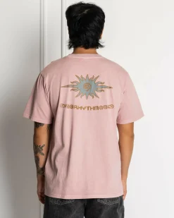 Flame Printed Vintage T-Shirt