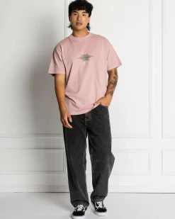 Flame Printed Vintage T-Shirt