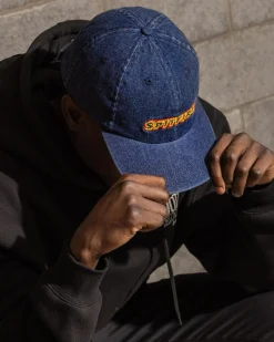 Flames Script Strapback Cap